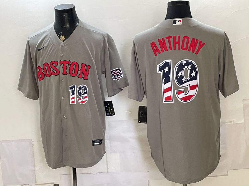Men Boston Red Sox Nike #19 Anthony Grey 2026 MLB Jersey 0716001